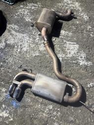 福斯 VW GOLF MK5 APR 中尾段排氣管