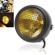 Motorcycle Fence Headlight CG125 GN125 Modified Retro Headlight Headlight Retro Mesh Cover Headlight