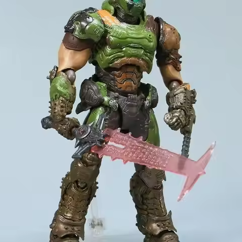 16cm Anime Figma Sp-140 Doom Eternal Doom Slayer Figures Destroy Warrior Eternal Destroy Warrior Act