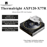 Thermalright AXP120-X77R Low Profile Down-blow CPU Cooler,77mm Height,AGHP5.0 6 Heatpipes,120mm NMB 