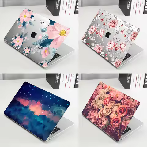 For Macbook Pro 14 M3 M2 M1 Chip Case For Macbook Pro 16 13 Case Macbook Air 13 Cover Accessories 3D