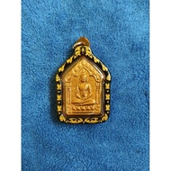 Excellent Phra Khun Paen Prai Kuman Pink Meat With Silver Takruts 坤平将军 派古曼 刷金 红肉 银符管 龙婆莎空 LP Sakorn 