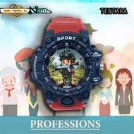 Children's Sports Watch with Sporty Rubber Strap, Waterproof / Sports Watch 11X8SP01