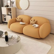 Sofa Fabric Sofa Small Apartment Tofu Sofa