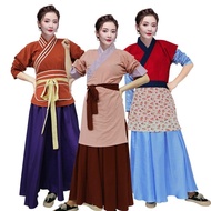 Ancient Costume Farmer Women Civilian People Ancient Farmer's House Ding Costume Tang Costume Hanfu 