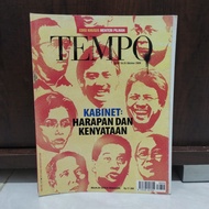 MAJALAH TEMPO KABINET HARAPAN DAN KENYATAAN 2009
