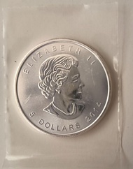 加拿大楓葉銀幣 2014年