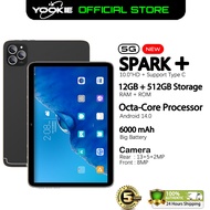 Spark+ tablet android tablet for kids 12GB+512GB 6000mAh Dual SIM With Keyboard Pen Smart Tablet