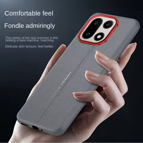 Leather mid-line Ultimate design phone case For OnePlus 15 One Plus 13s 13T 13R 1 + Ace 5 Pro Slim P