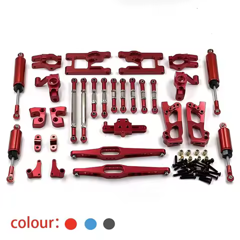 RC Car Swing Arm Steering Cup Metal Steering Linkage Shock Absorber Tower For WLtoys 1/12 12427 1242