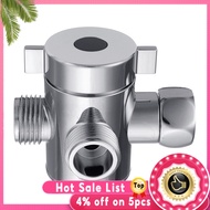 Multifunction 3 Way Shower Head Diverter Valve G1/2 Three Function Switch Adapter Connector T-adapter For Toilet Bidet Shower