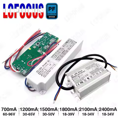 60W 70W 80W LED Driver 2400mA 2100mA 1800mA 1500mA 1200mA 700mA 54-96V 18-34V Lighting Transformers 