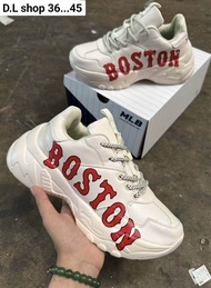 รองเท้าผ้าใบ รองเท้าบอสตัน Boston รองเท้าเพิ่มสูง รองเท้าผู้หญิง รองเท้าผู้ชาย