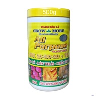 Phân bón lá NPK 20-20-20 + TE Grow More - Cân bằng dinh dưỡng cho cây - 500g