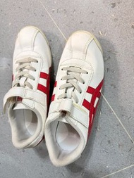 Onitsuka Tiger 紅色白色兒童運動鞋