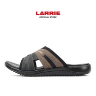 LARRIE Kasut Lelaki Olive Selesa Feet Slip On Sliders 592512-682SV-7P-OLIVE