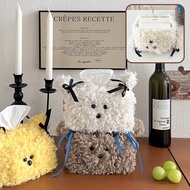 Cute Storage Box/cute Tissue Holder/household Plush Storage Paper Box Plush Cute Living Room Desktop
