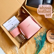 ALYSSA Leather Set (Personalized)
