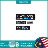 🔥READY STOCK🔥 Proocam Pro-F014B-BK Hero  Gopro Sticker set 4 size - Black