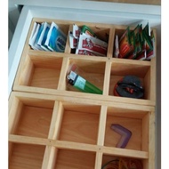 KAYU Wooden spice rack contains 6/Simple spice rack