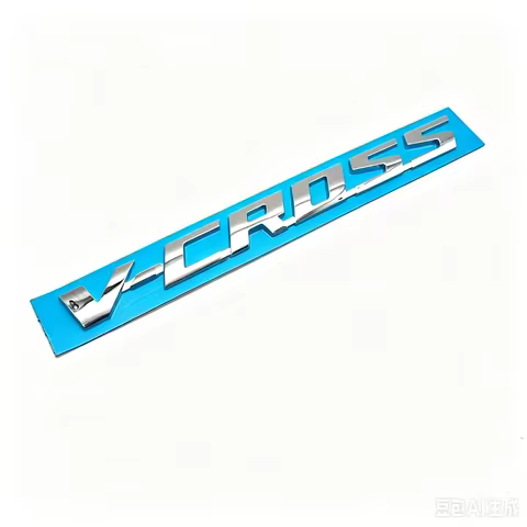 ABS VCROSS Letter Emblem Badge Universal Car Rear Trunk Side Fender Sticker Auto Exterior Modificati