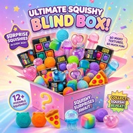 Squishy Blind Box Slow Rising Fidget Toys Gorilla Panda Axolotl Stress Relief Toys For Kids Birthday