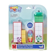 Learning Resources Numberblocks Friends Thirteen and Fourteen Figures by hand2mind- Age 3+, Numbers
