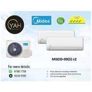 MIDEA Inverter System 2 (4 ticks) AIRCON 9K BTU WITH INSTALLATION