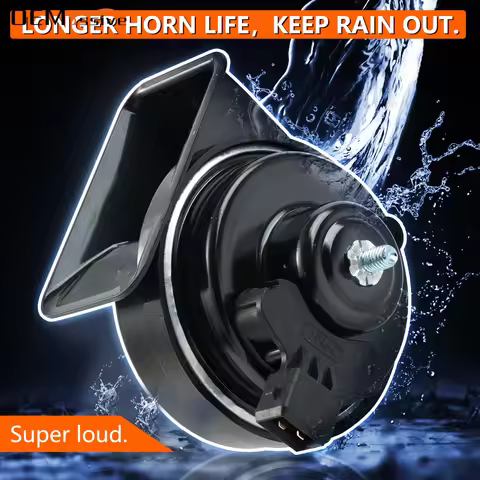 12V 110-125db 410/510Hz High Low Pitch Snail Horn Loud For Peugeot 106 206 307 308 405 406 605 607 8