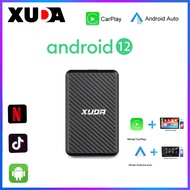XUDA Acodo 4 Core Double Wifi Ai Box Android 12.0 Support Netflix YouTube Wireless Carply Suitable f