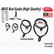 BBSG Guide High Quality (Black) Stainless Steel Rod Guide Cincin Rod Guide