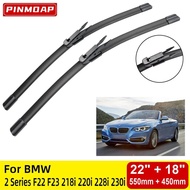 Front Wiper Blades For BMW 2 Series F22 F23 218i 220i 228i 230i M235i M240i 218d 220d 225d  Windshie