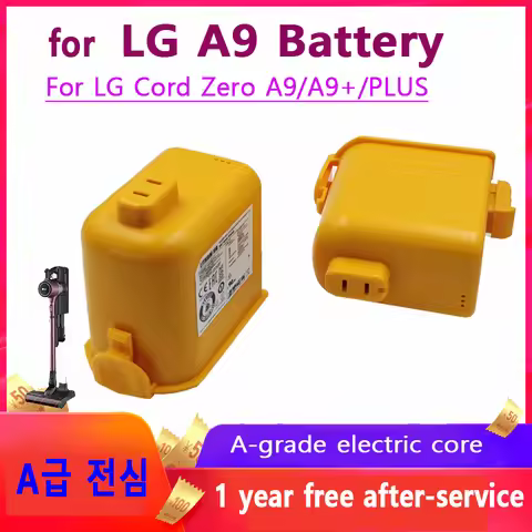 NEW 4.0/6.0Ah Vacuum Cleaner battery EAC63758601 for LG Cord Zero A9,Cord Zero A9+,A9, Cord Zero A9 