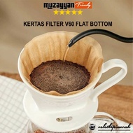 V60 Flat Bottom Paper 02 1-4 Cups Coffee Filter Paper 100 PCS - Miss Rose