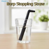 PERRY 5 Pieces Hiccup Straw, L-Shaped PP Belch Stopper Straw, Useful Universal Reusable Effective Dr