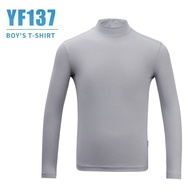 PGM Kids Breathable Golf Shirts Summer Boys Girls Sunscreen T-shirts Long Sleeve Quick Dry Ice Silk