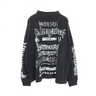 【二手】BALENCIAGA長袖T卹 DIY METAL 699191 純棉長袖T卹 男女通用 二手 A