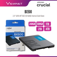 CRUCIAL INT SSD BX500 2.5" SATA (6Gb/s) INTERNAL SOLID STATE DRIVE WITH 3D NAND - 4TB (CT4000BX500SS