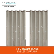 Favorita Opulence Sunout Eyelet Curtain (1 Pc x 200 x 250cm) Block Sunlight | UV Protection | Langsir