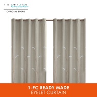 Favorita Opulence Sunout Eyelet Curtain (1 Pc x 200 x 250cm) Block Sunlight | UV Protection | Langsi