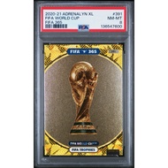 2020 PANINI ADRENALYN XL FIFA 365 #391 FIFA WORLD CUP PSA 8 NEAR MINT CARD TROPHY