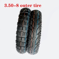 3.50-8 Tyre Tube tayar tubeless Motor Electric Bike Scooter E-Bike beca 3 wheel Tire 300-8 350-8 300