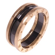 BVLGARI 18K玫瑰金/陶瓷B.zero1 Ring戒指Bvlgari#65/US#11