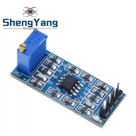 LM358 100 Times Gain Signal Amplification Amplifier Board Operational Amplifier Module 5V-12V