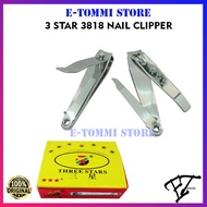 3 STAR 3818 NAIL CLIPPER (7.5CMX1.5CM)
