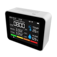 12 in 1 Graffiti Smart APPWIFI Air Quality Detector CO2, PM2.5 Formaldehyde TVOC Temperature Humidit