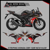 HONDA Sticker Cbr 150r New K45rHONDA New Cbr 150 R Motorcycle Striping/ 2021 to 2024 Custom Decal/ C