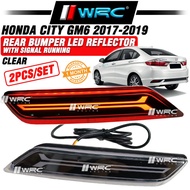 Honda City GM6 2017 - 2019 Rear Bumper Led Reflector With Signal Running