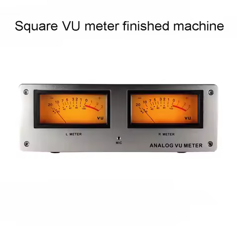 MIC-73 Voice Controlled Square VU Meter Head Level Meter Finished Machine Aluminum Alloy Panel LED W