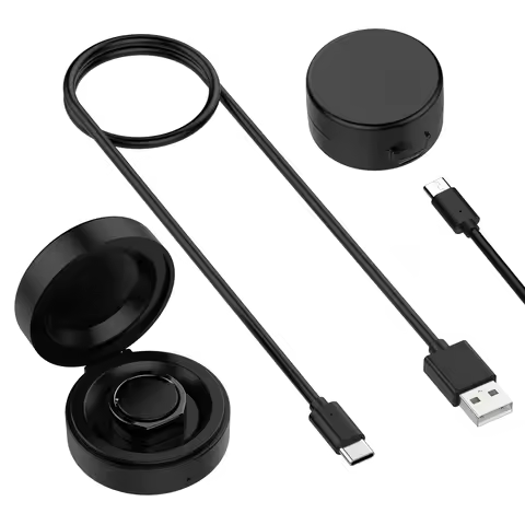 Travel Charger Dock Portable Safe Charging Dock with USB-C Cable Compatible for Oura Ring Gen3